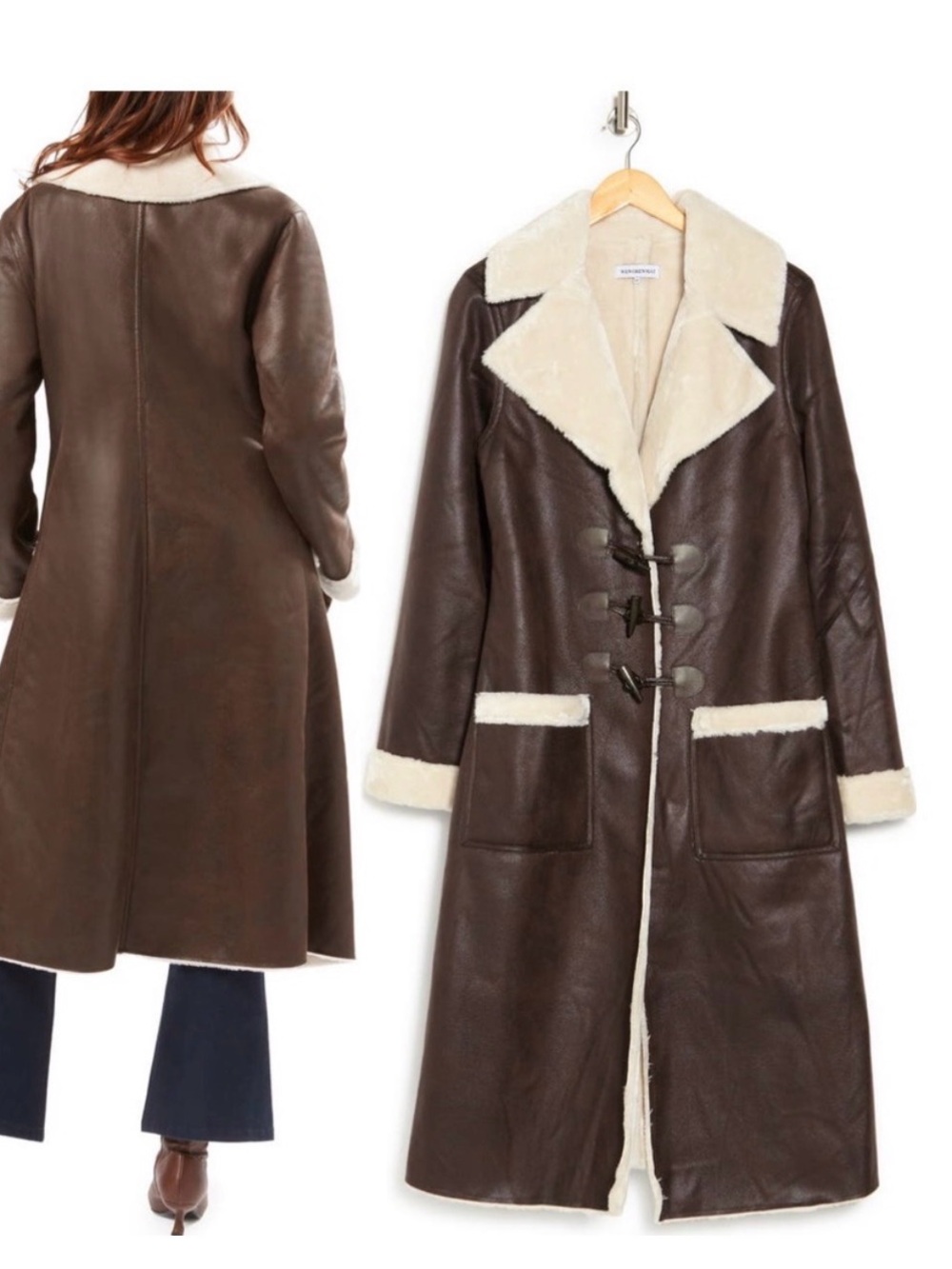 WeWoreWhat Faux Fur
Trench Coat size xs - Picture 3 of 7